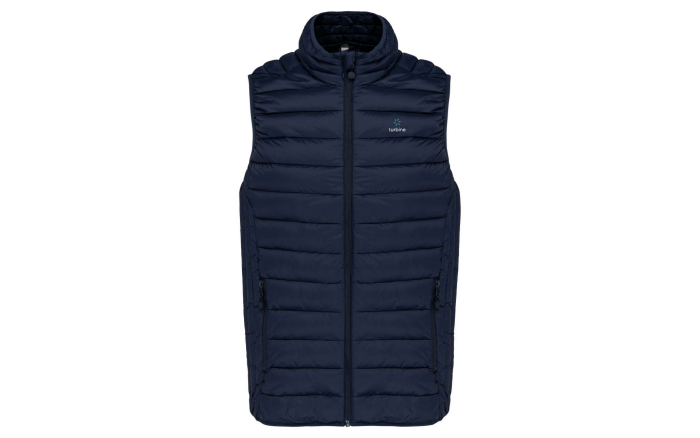 Men Pocketed Zipper Vest - Navy